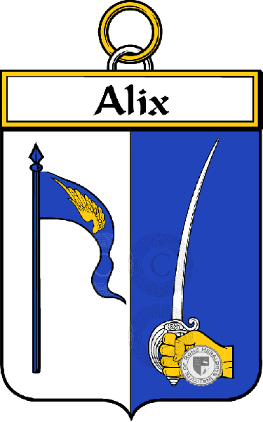 Escudo de la familia Alix