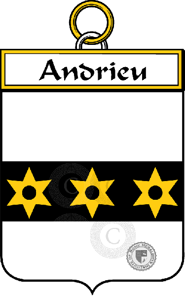 Coat of arms of family Andrieu