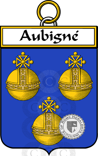 Coat of arms of family Aubigné