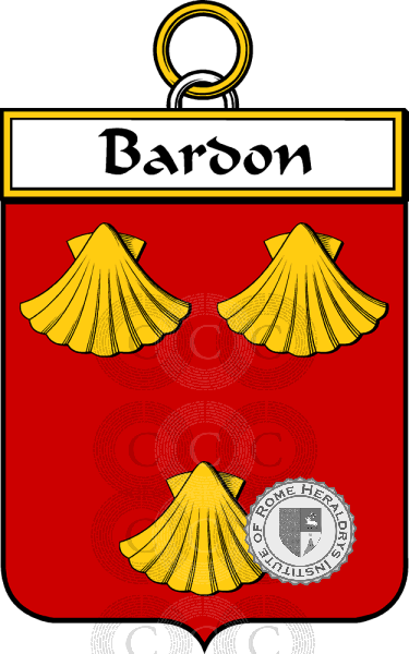 Coat of arms of family Bardon