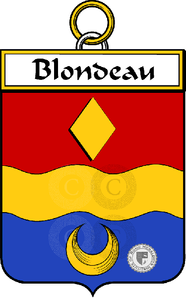 Escudo de la familia Blondeau