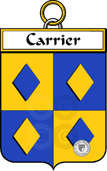Coat of arms of family Carrier
