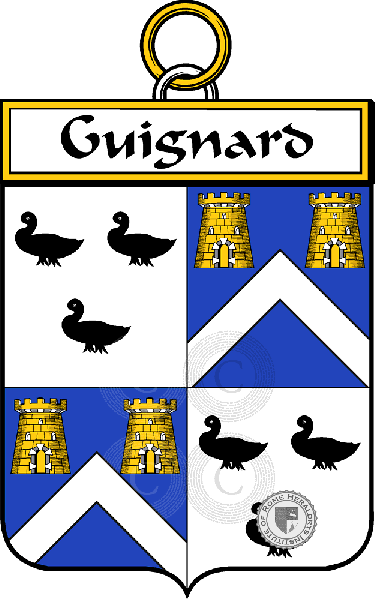 Coat of arms of family Guignard