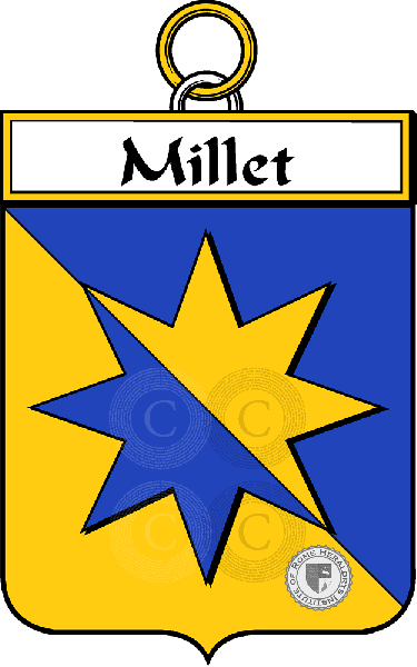Coat of arms of family Millet