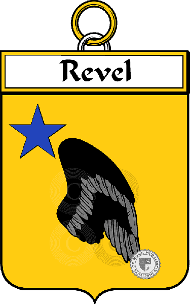 Brasão da família Revel