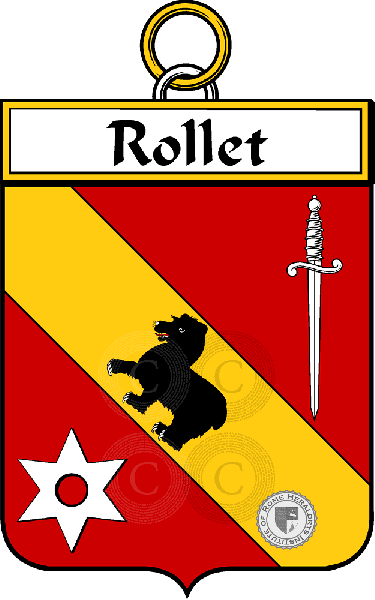Coat of arms of family Rollet