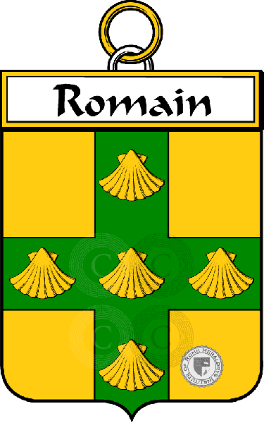 Coat of arms of family de Romain
