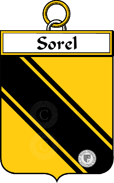 Coat of arms of family Sorel