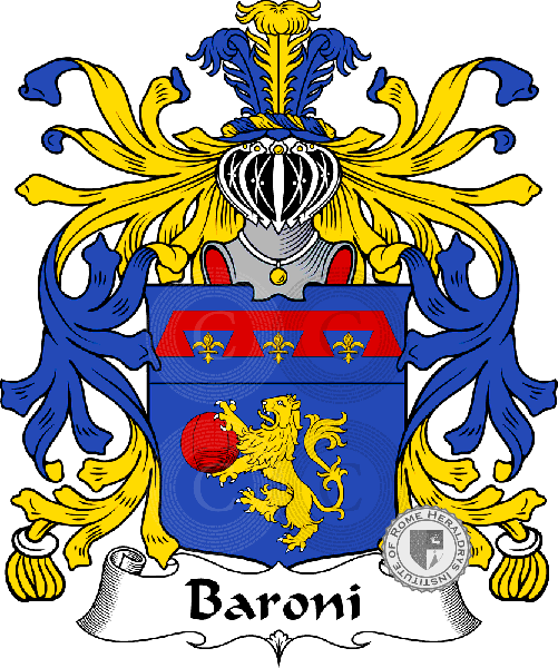 Brasão da família Baroni
