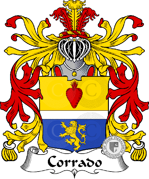 Coat of arms of family Corrado