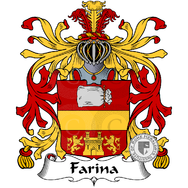 Brasão da família Farina
