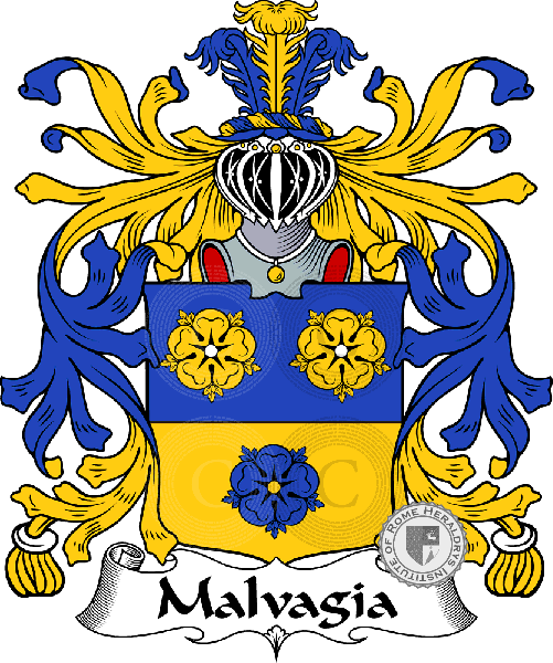 Coat of arms of family Malvagia