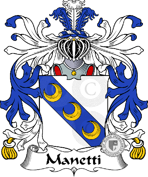 Escudo de la familia Manetti