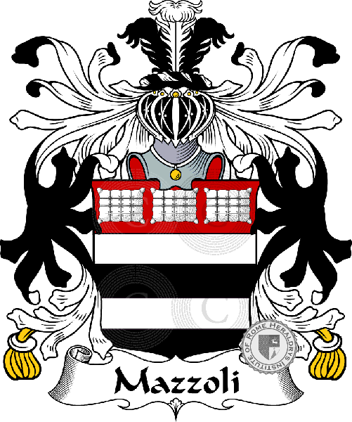 Coat of arms of family Mazzoli