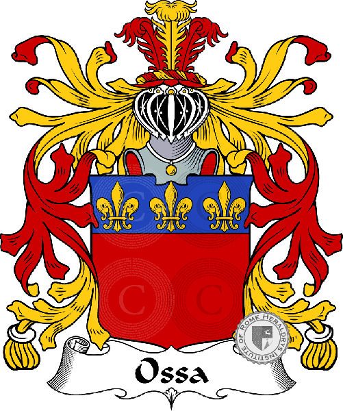 Wappen der Familie Ossa