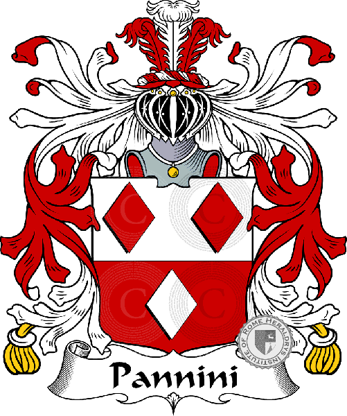Coat of arms of family Pannini