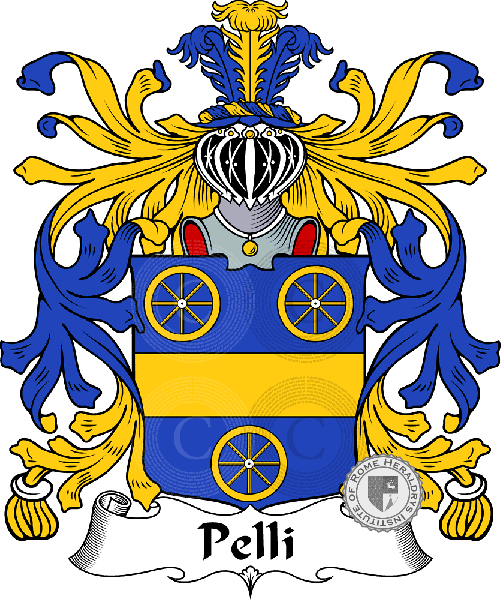 Coat of arms of family Pelli