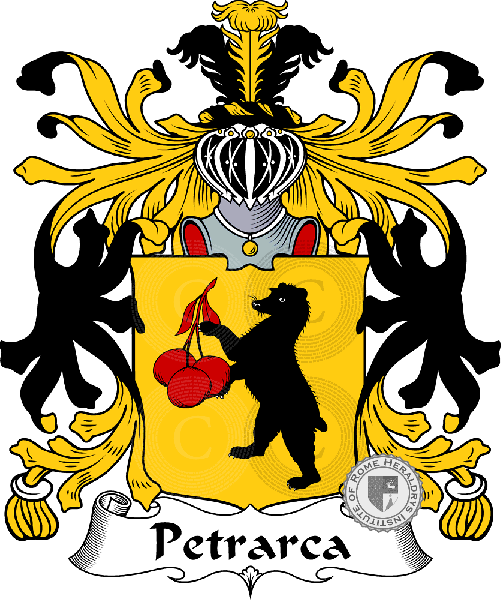 Coat of arms of family Petrarca