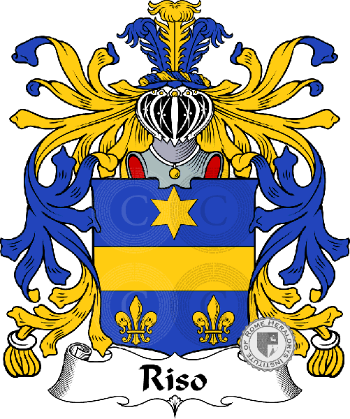 Coat of arms of family Riso