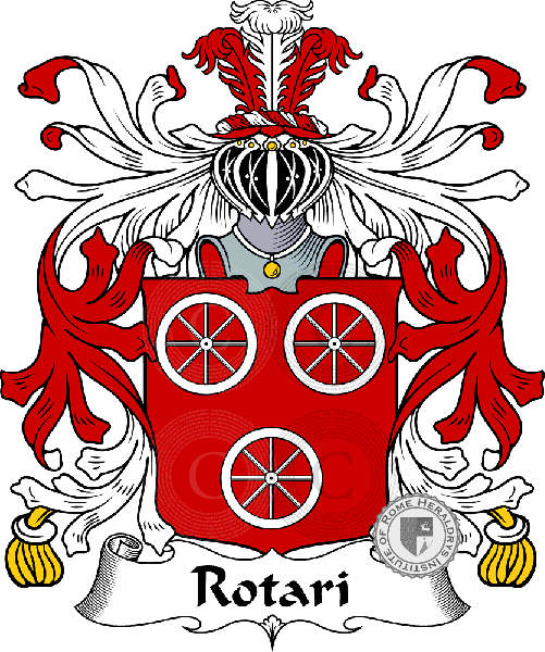 Brasão da família Rotari