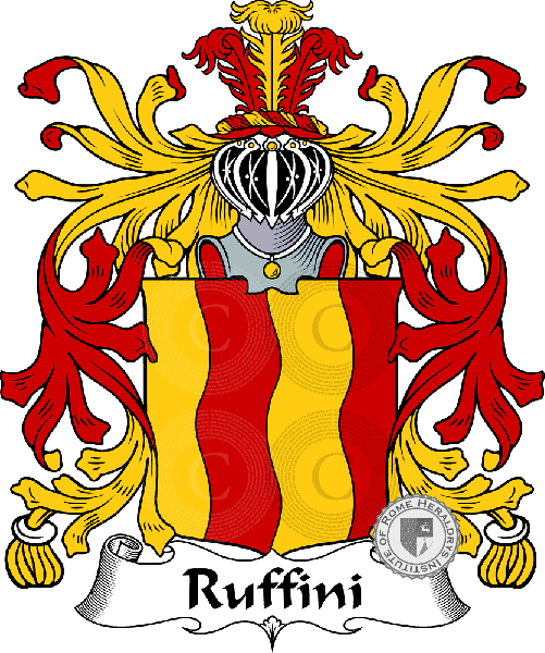 Coat of arms of family Ruffini