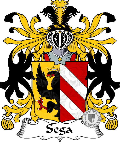 Coat of arms of family Sega
