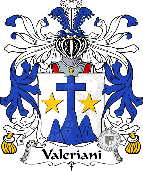 Coat of arms of family Valeriani