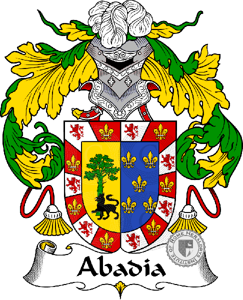 Coat of arms of family Abadia