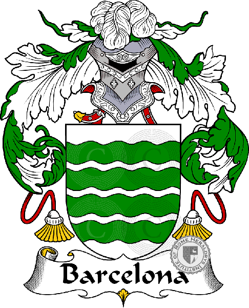 Coat of arms of family Barcelona