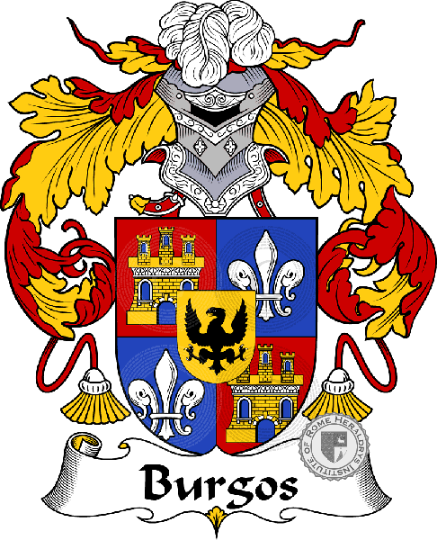 Coat of arms of family Burgos