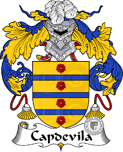 Coat of arms of family Capdevila