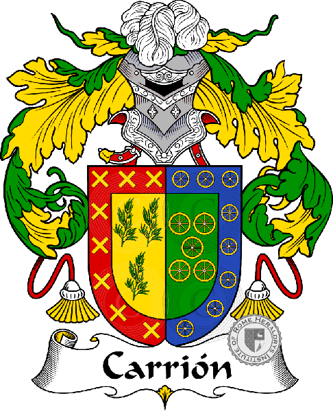 Coat of arms of family Carrión