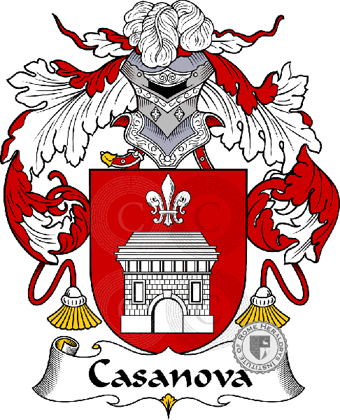 Coat of arms of family Casanova