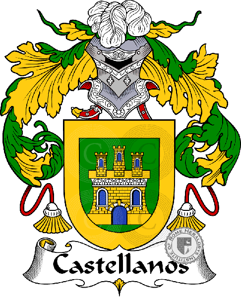 Coat of arms of family Castellanos