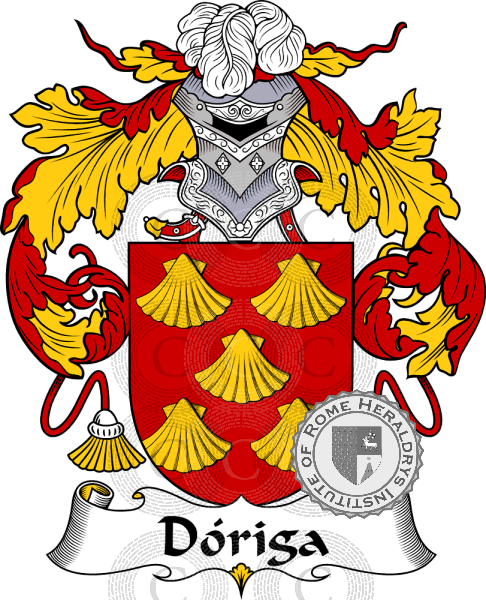 Coat of arms of family Dóriga