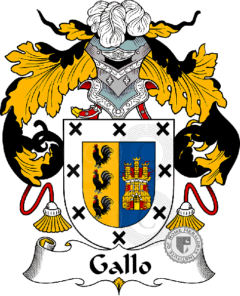 Escudo de la familia Gallo