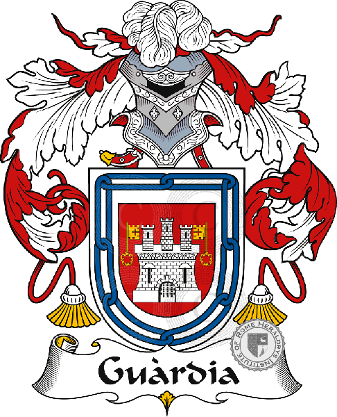 Coat of arms of family Guàrdia