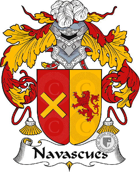 Coat of arms of family Navascués