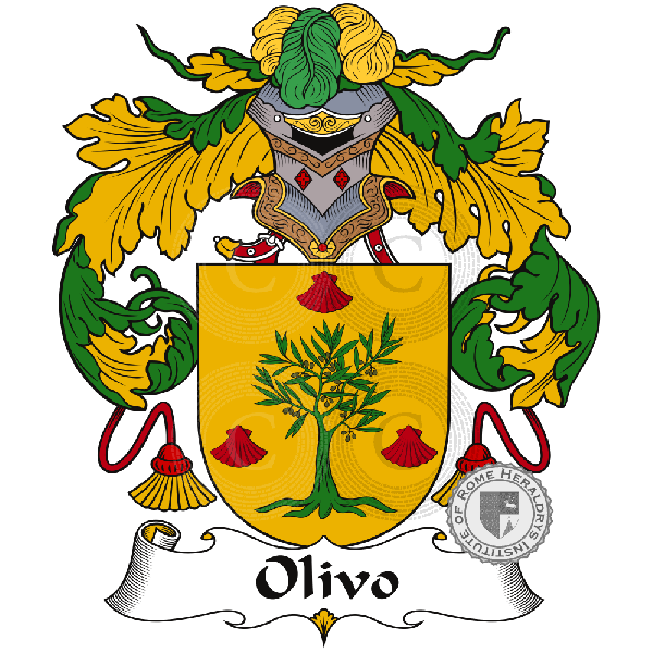Coat of arms of family Olivo