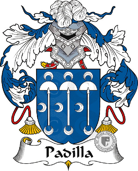 Coat of arms of family Padilla