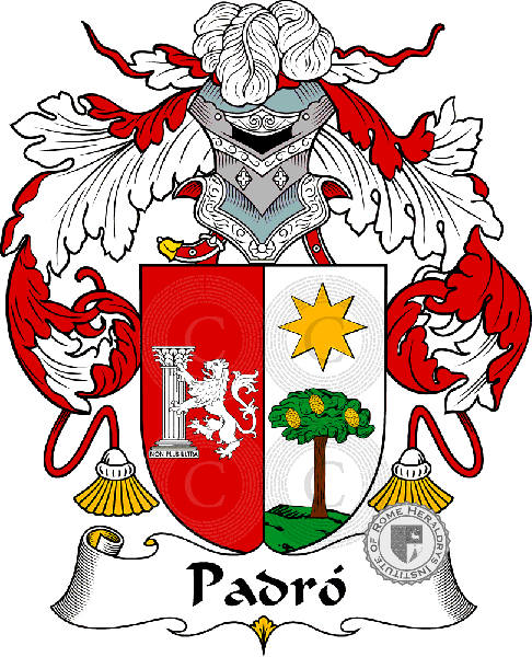 Coat of arms of family Padró