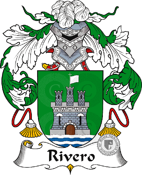 Coat of arms of family Rivero