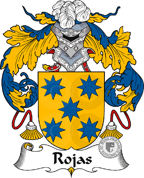 Wappen der Familie Rojas