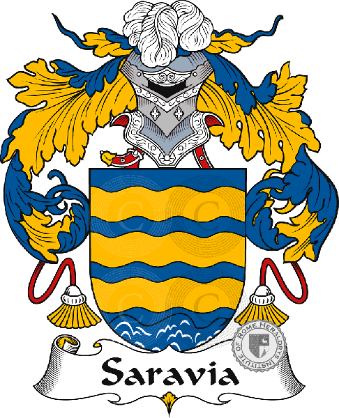 Coat of arms of family Saravia