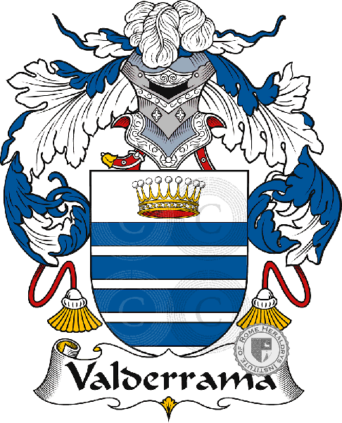 Escudo de la familia Valderrama