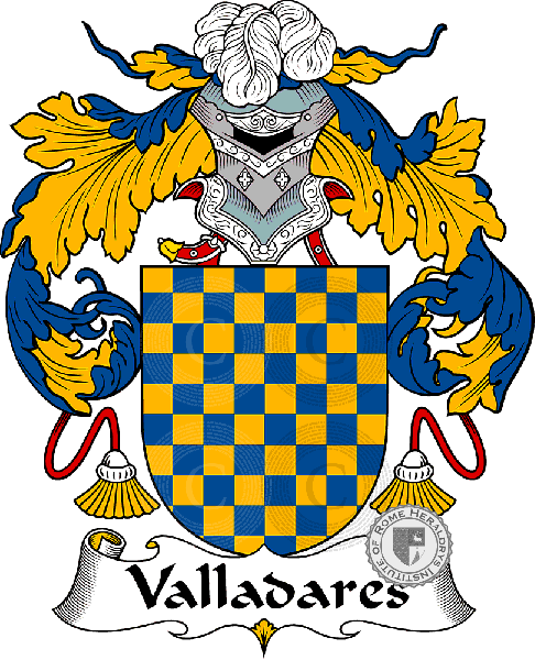 Coat of arms of family Valladares