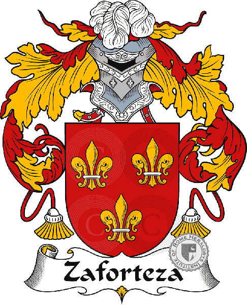 Coat of arms of family Zaforteza