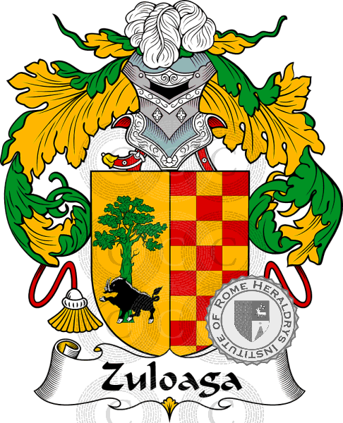 Coat of arms of family Zuloaga