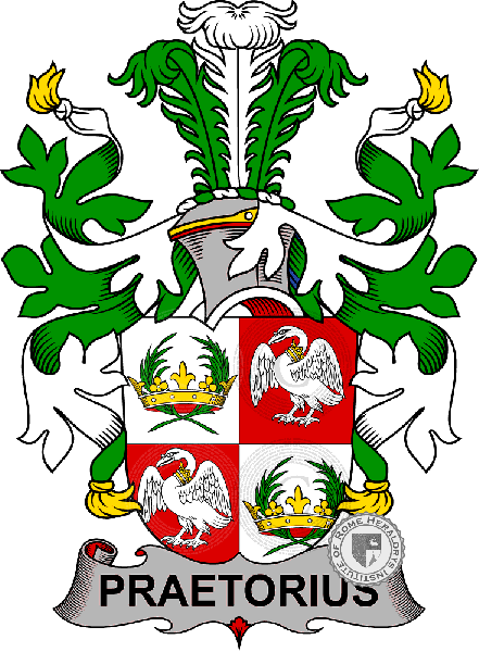 Coat of arms of family Praetorius