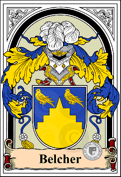 Coat of arms of family Belcher
